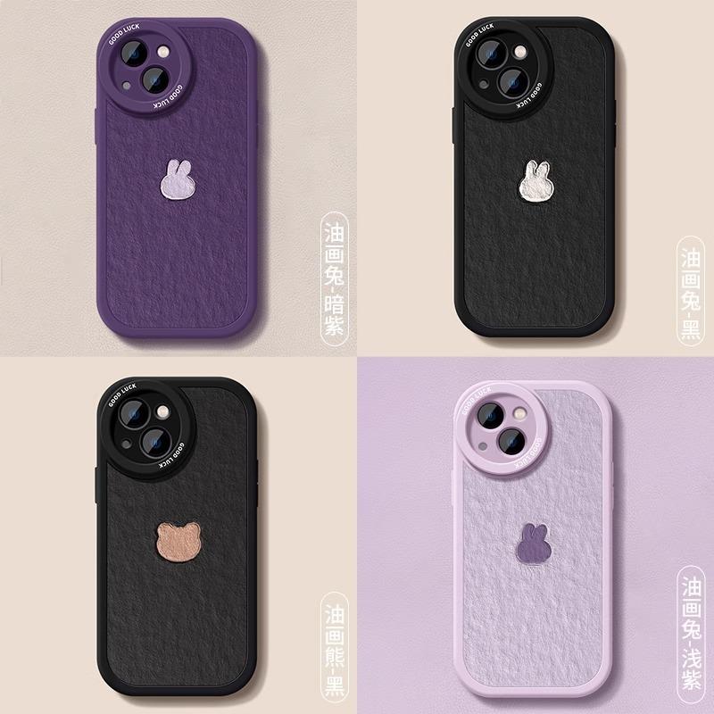 Round lens leather Apple 16 mobile phone case 15plus red all-inclusive 14promax13pro protective case airbag