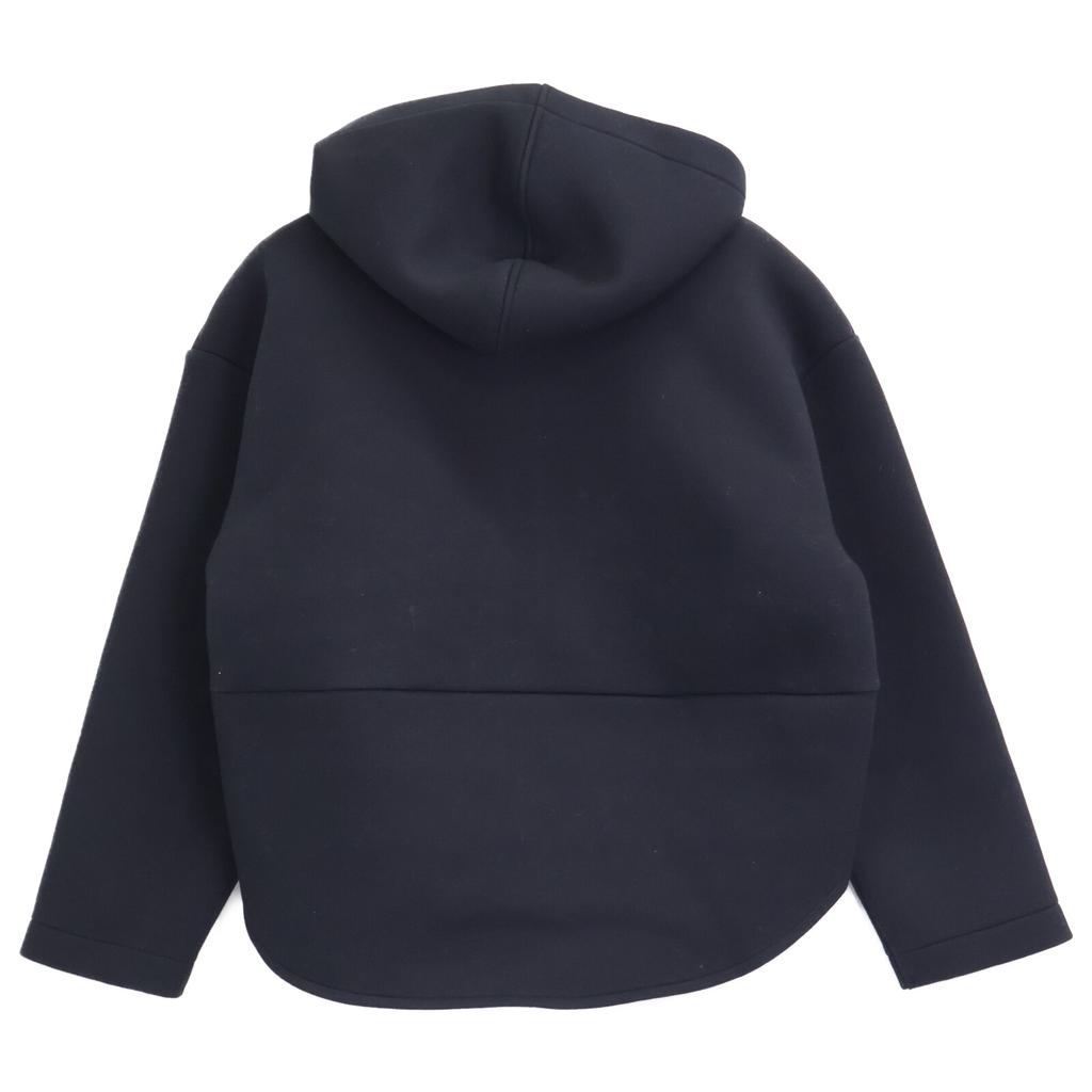 Munich  [Excellent Condition/25 Stainless Steel] MN251U03 Cardboard Knit Cropped Zip-Up Hoodie Jacket OS blackUsed