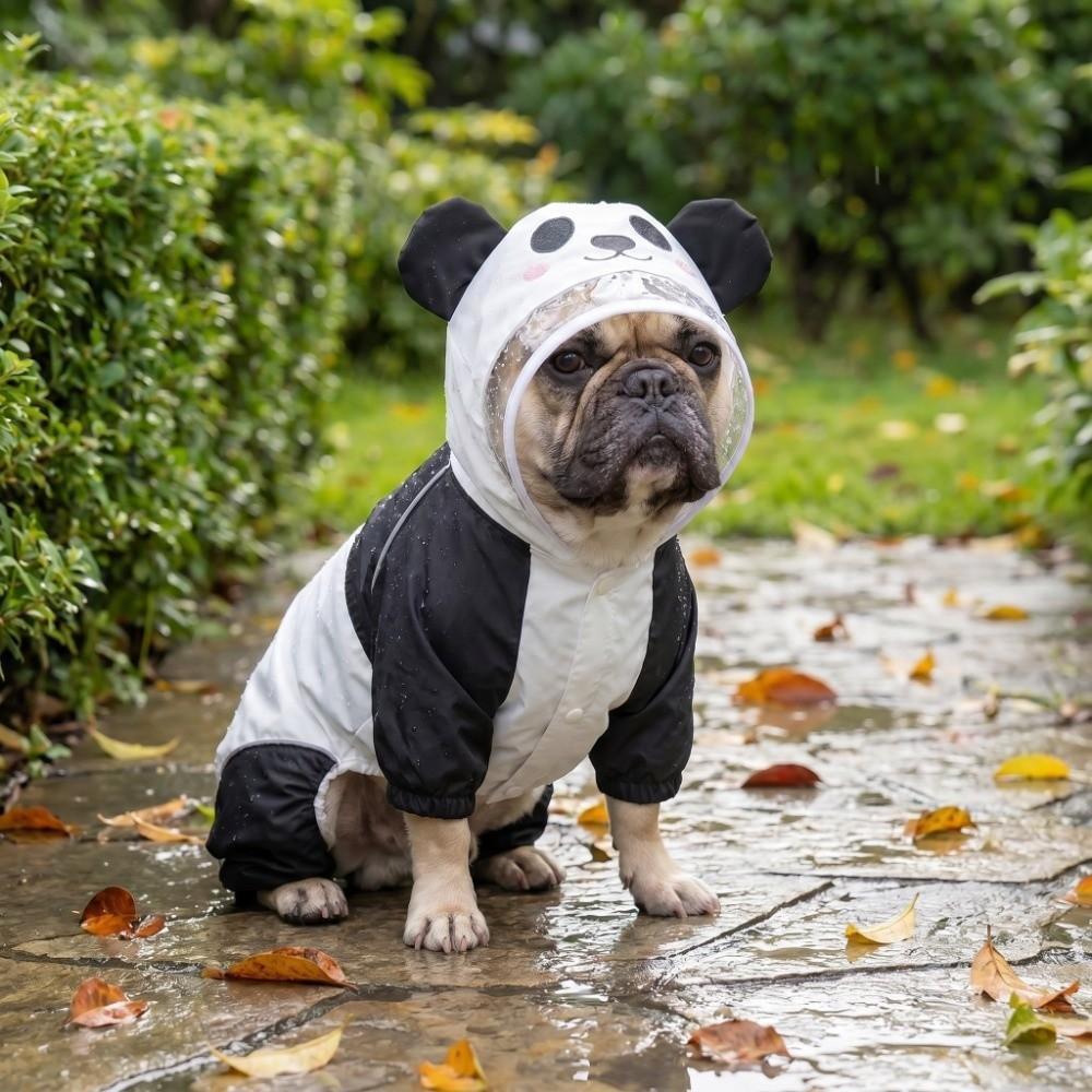 High Visibility Dog Rain Cloak Waterproof Pet Clothes Pet Rain Jacket  for Walking