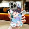 Love And Deepspace Cute Soft Phone Case For iPhone 15 16 17 Air 14 Pro Max 16E Plus 13 12 Mini Plating Anti-Fall Fundas