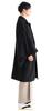 KYOETSU Wool Blend Kimono Coat with Square Sleeves Men's (M, Black)