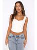 Women's Lace Square Collar Suspender Vest - Trendy European & American Design, Versatile Solid Color Casual Top.