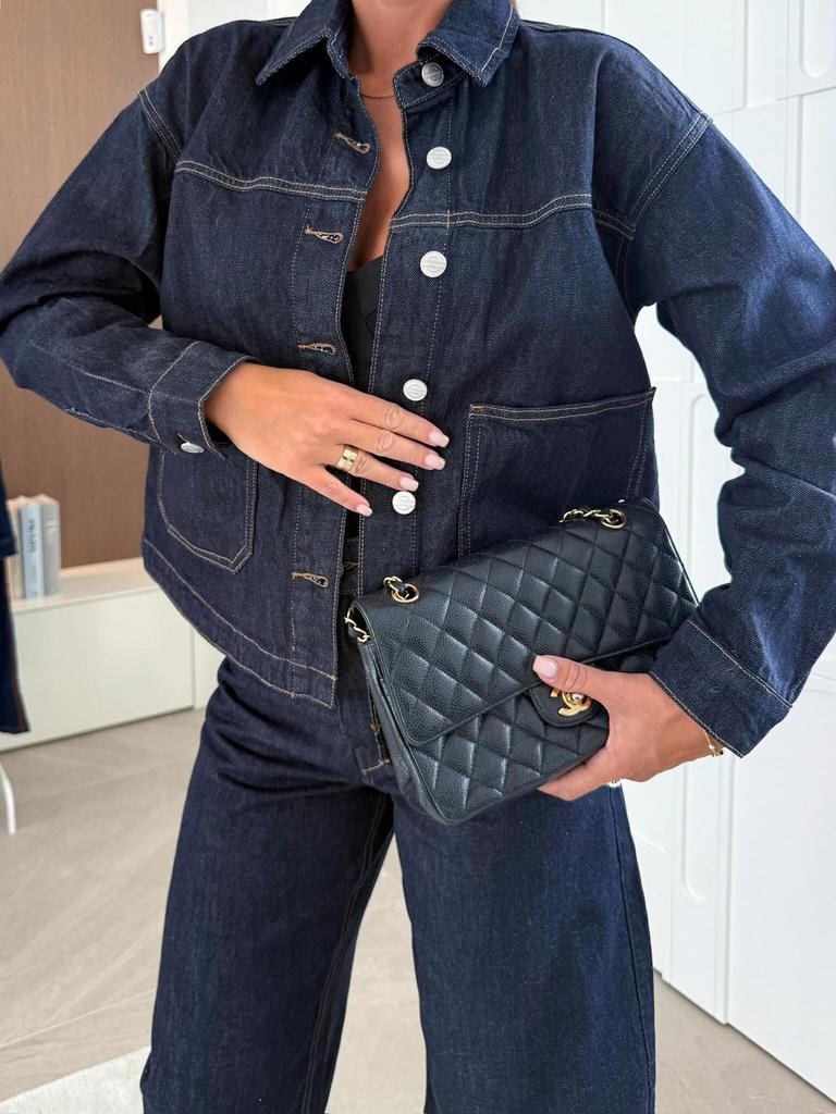 Casual Blue Washed Denim Women's Jacket, Style 89234 (Europe & America)
