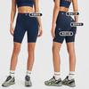 High-Waisted Yoga Shorts Women With Pockets High-Elastic Compression 5-Inch Workout Leggings Outdoor Cycling Tight