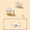 Square Ice Scoop Shovel Measuring Cup Plastic 280/350/470/590ML Sizes Coffee Shop Ice Gadget Kitchen Utensil