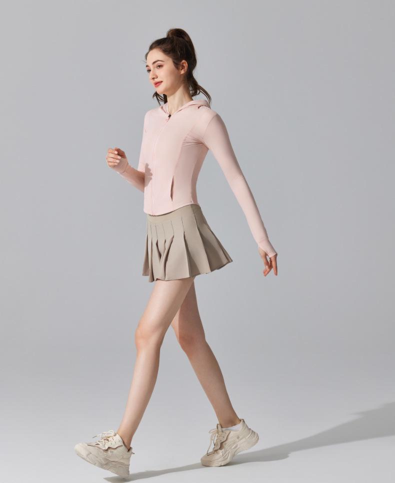 Antibacterial Pleated Athletic Skirt: Nude Feel, Quick-Dry, Anti-Exposure, Yoga, Golf, Tennis