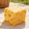 10CM/12CM Big Squeeze Cheese Toy Slow Rising Food Squeeze Sensory Stress Reliever Cheese Block Decompress Toy for Kids Adults