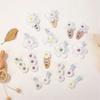 Set aus 2 Stoff-Haarspangen Kinder Haarschmuck Blume Haarspangen Kinderhaarspangen Leichtgewicht für kleine Mädchen