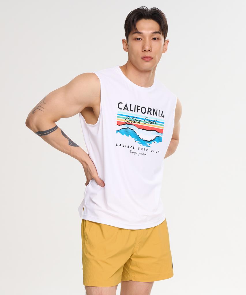 Leijibi [Set] Airlight Loose Fit Sleeveless Unisex M + Shorts Set (2 Colors)