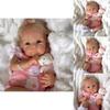 Silicone Baby Reborn Doll Realistic Vinyl Collectible Toy For Gift And Display