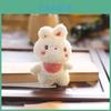 Cute And Cuddly Stuffed Animal Keychain With Ultra-soft Short Plush Teddy Bear And Bunny