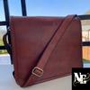 Leather Messenger Bag for Men Women  Brown Leather Cross Body Bag, Laptop Briefcase Bag, Leather Laptop Bags