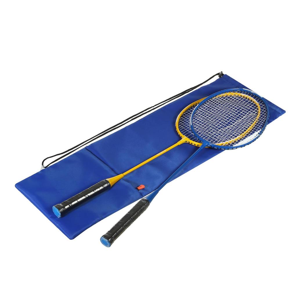 PATIKIL Pokrowiec na rakietę do badmintona Wodoodporny Oxfordowa Saszetka na rakietę do badmintona z kieszenią na zamek błyskawiczny i sznurkiem ściągającym Torba na ramię Niebieska, Pasek, Lekka,