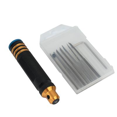 Model Panel Line Scriber Resin Carved Scribe Line Hobby Cutting Tool Model Chisel With 7 Blades 0.1-2.0mm For Carving Cutting