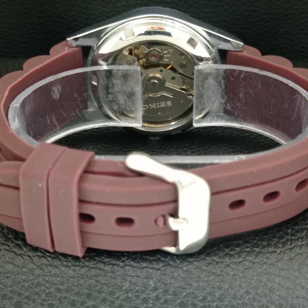 REFURBISHED SEIKO AUTOMATIC 6309A JAPAN MENS VINTAGE BROWN DIAL WATCH a443170-1