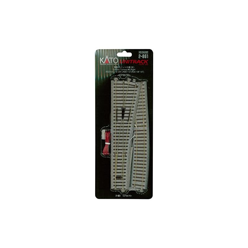 KATO HO Gauge Electric Point No. 6 Right 2-861 Railway Model Supplies