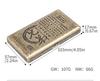 Retro Bronze Slim Cigarette Case for Men & Women - Holds 20