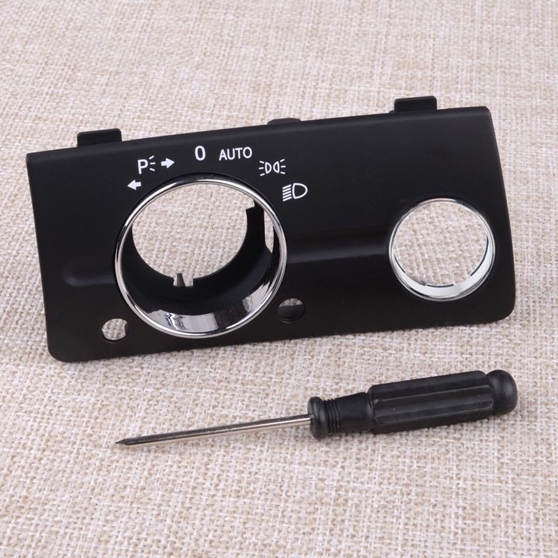 Interior Black Headlight Switch Button Panel Cover Trim Fit for Mercedes Benz W211 E Class 2003-2008 21154507049116