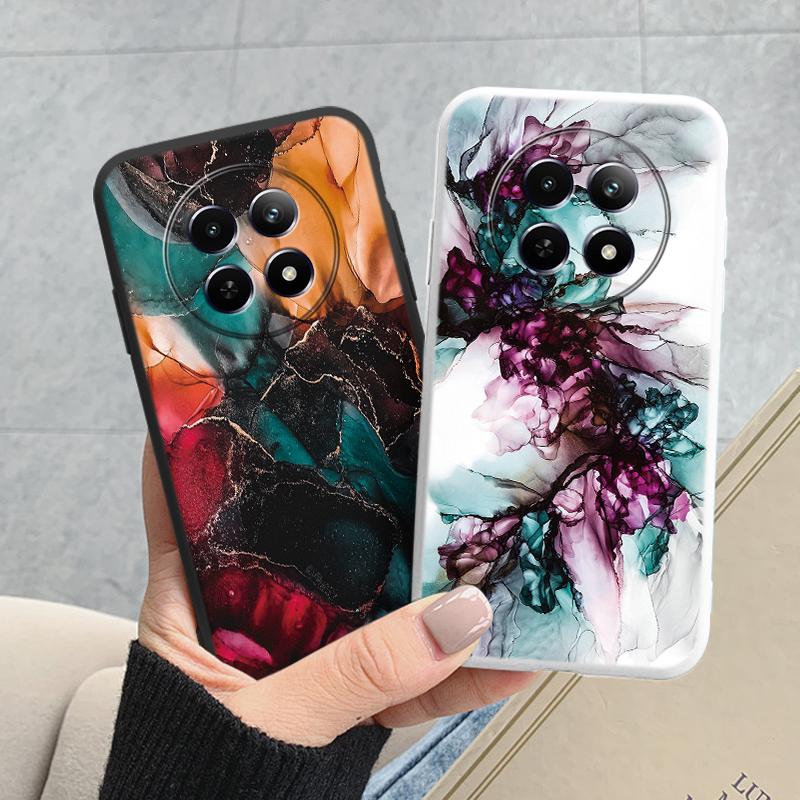 Luxury Case For Redmi 14C 4G 14R 5G A4 Note 14 Pro 5G Poco C75 Fundas Marble Art Pattern Soft TPU Protection Cover Shockproof
