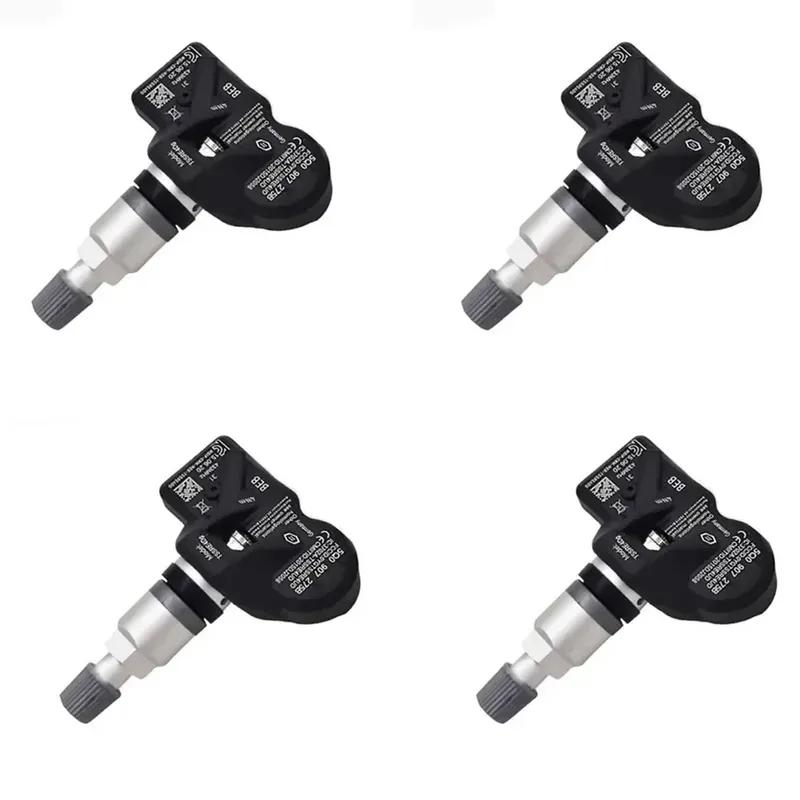 TPMS 4PCS/1PC Tire Pressure Sensor 5Q0907275B 433MHz For Volksagen Passat B8 VW Tiguan 2015 2016 2017 2018-2020