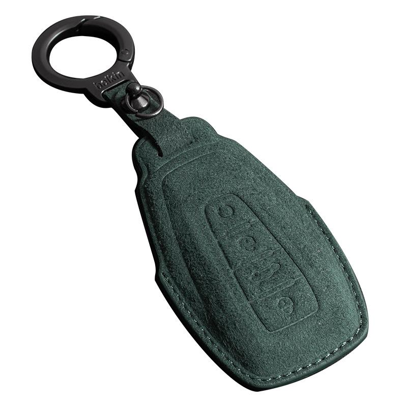 Geely Emgrand GS Key Case - Suede Three-Color Design for S1, Boyue, X3, Vision X6, Borui, Panda (Unisex)