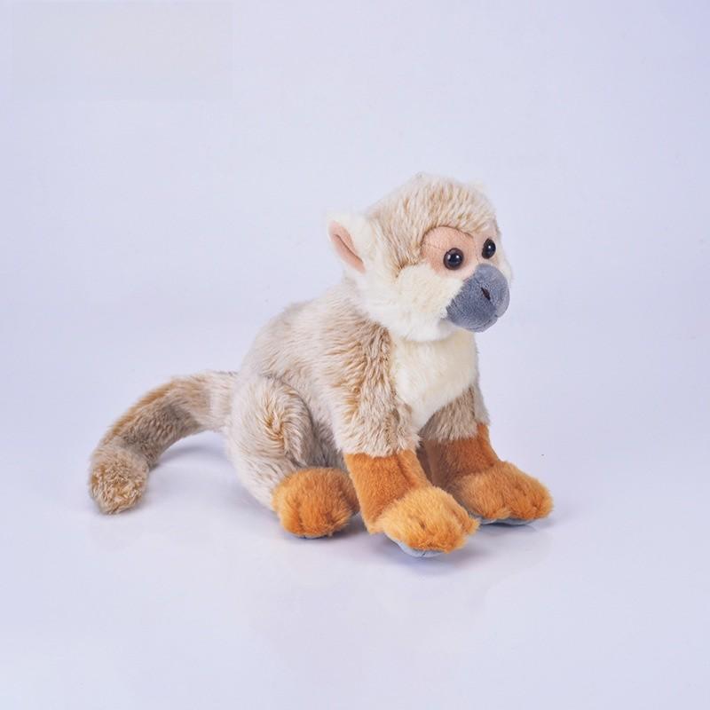 Squirrel Monkey Plush Doll Kids Toy Animal Stuffed Toy For Playtime