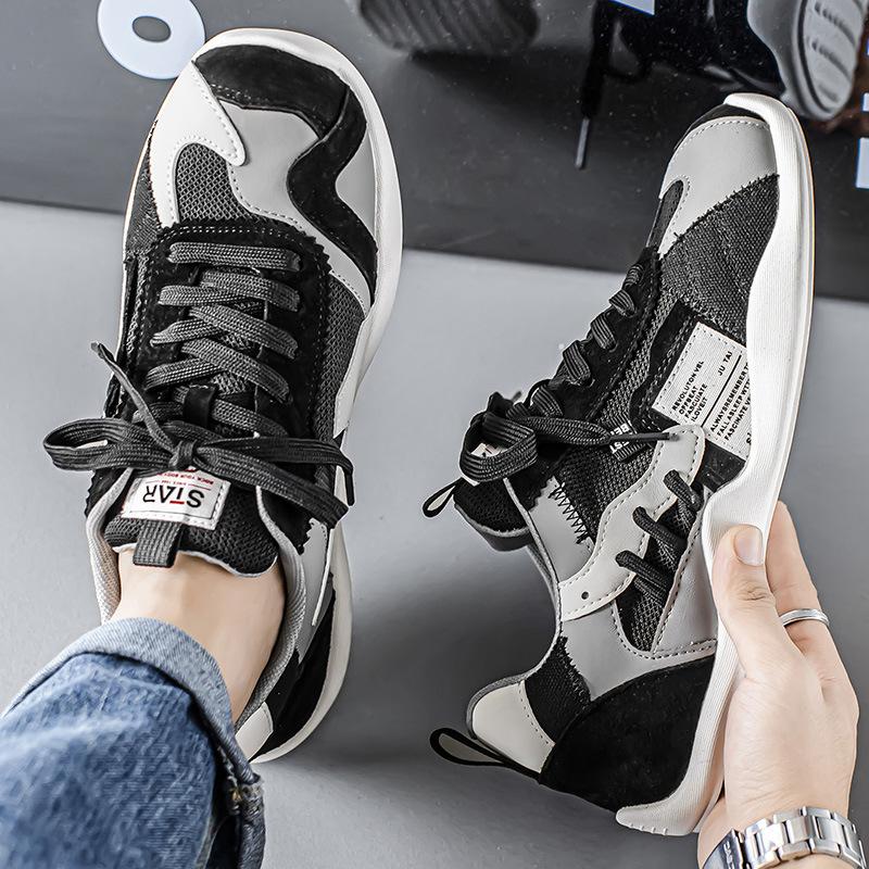 Shoes summer new breathable mesh shoes low-top soft-soled ins casual sports shoes