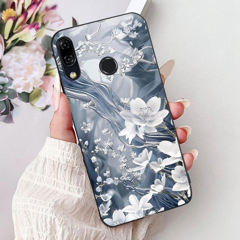 Luxury Matte Silicone Soft Case For ASUS ZENFONE 5 8 3 ZE620KL ZE520KL ZB602KL ZB601KL ZS590KL Capa Flower Loving Heart Funda