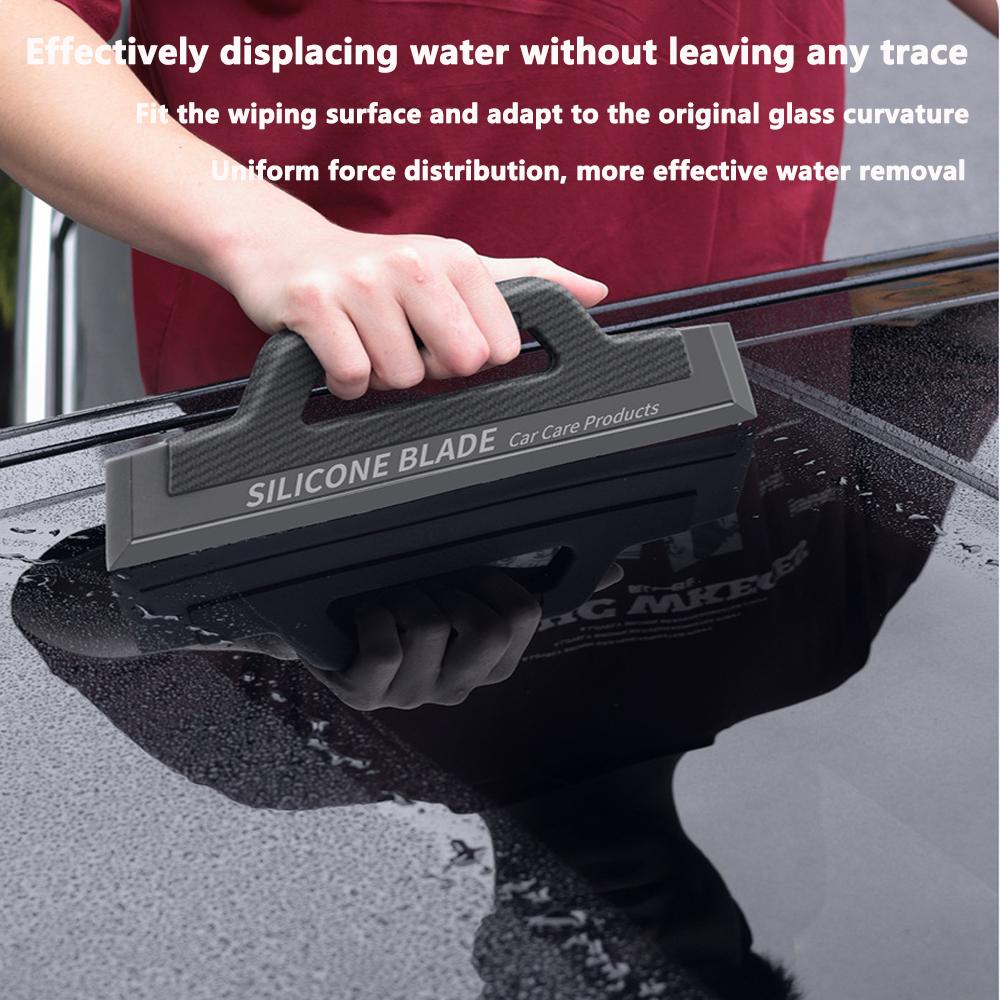 Car Window Squeegee Scratch-Free Durable Car Ice Scraper Snow Removal Shovel Windshield Glass Defrost Automotive Accessories
