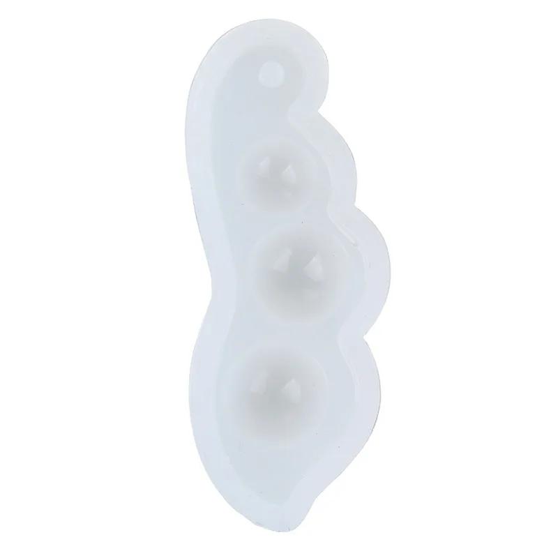 3D Peas Necklace Pendant DIY Tools Pepper Beans Shape Silicone Molds Jewelry Chocolate Epoxy Mold Cake Decorating Mould