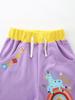 Summer Girls' Unicorn Print Shorts & Sweatshirt Set - European & American Style