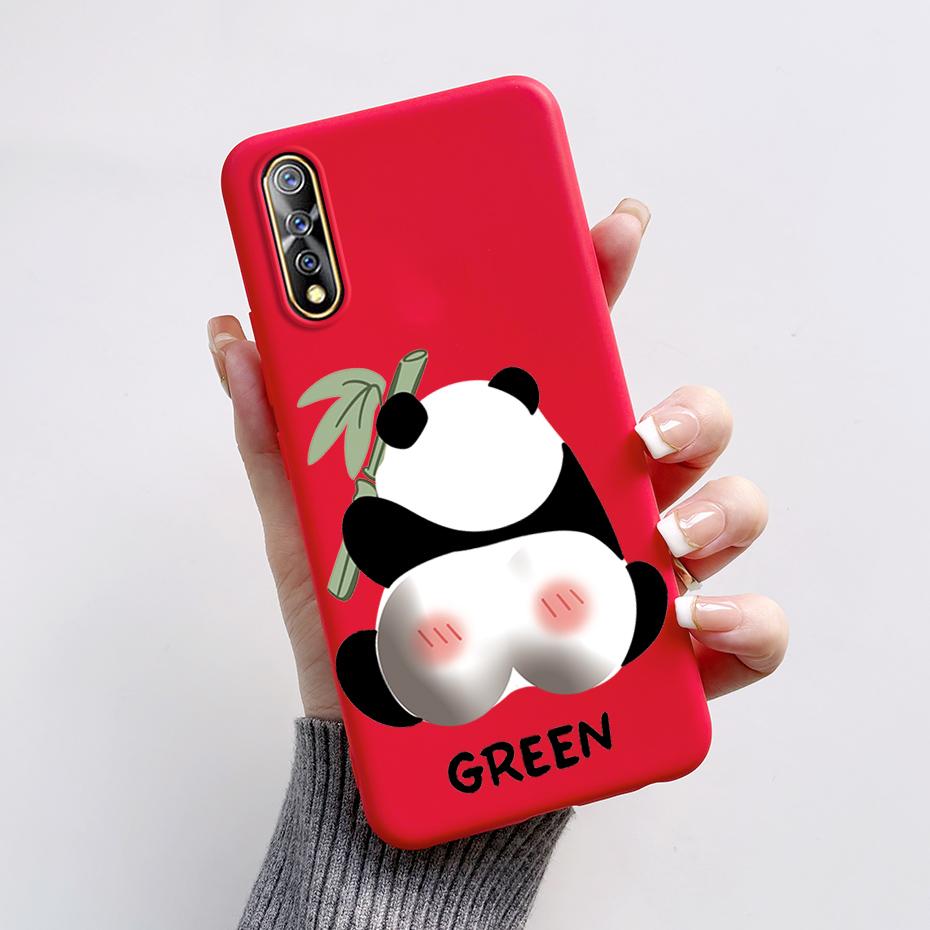 For vivo S1 Case 1907 V1913A Phone Cover Cute Rabbit Panda Shockproof Bumper For Vivo V17 Neo Fundas For Vivo Z5 IQ00 855 Coque