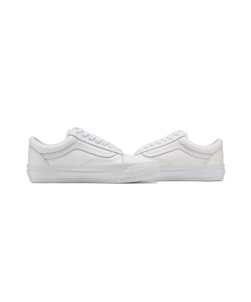 [Vans] Premium Old Skool LX - (Leather) White VN000CQDWWW1