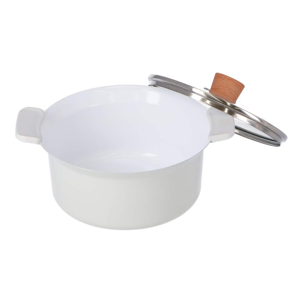 Konan Original LIFELEX Ceramic Two Handed Pot 22cm KHK05-1770