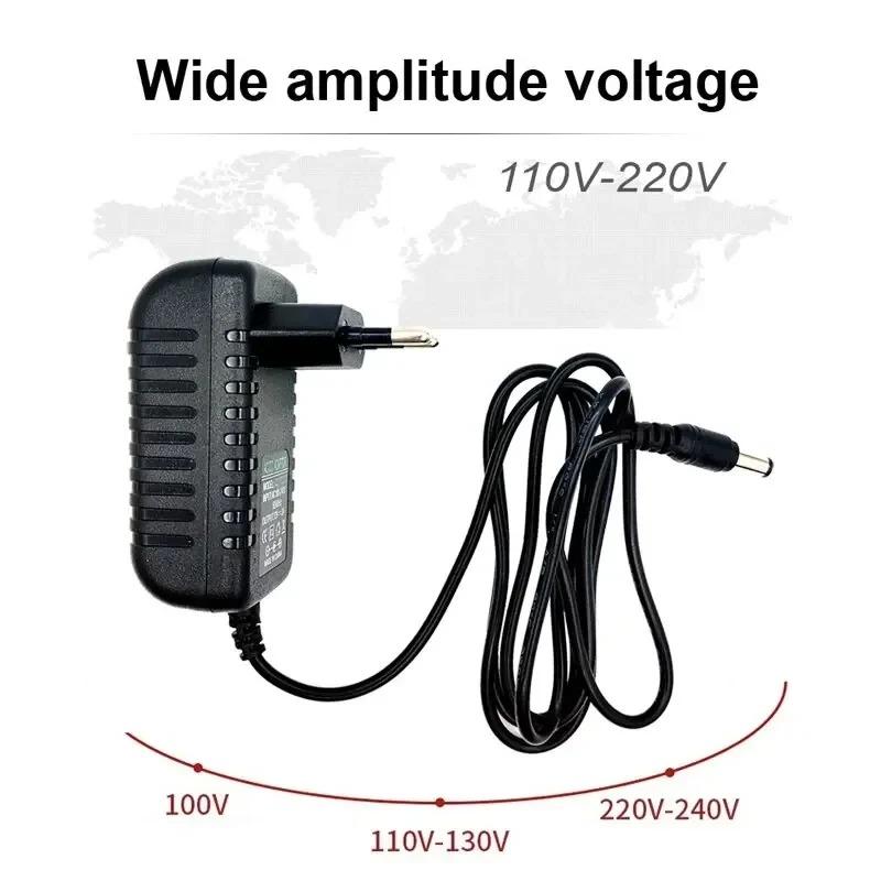 Power Supply AC 110-220V DC 12V 2A Universal Power Adapter Supply Charger EU US Adapter with LED Light for Camera Monitor