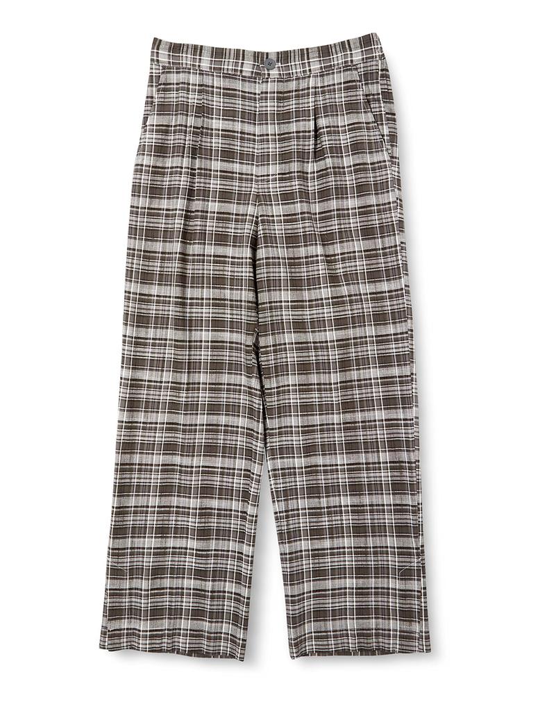Gelato Pique HOMME Check Long Pants PMFP201936 Japan Size L To Japanese Size Men's Green, (equivalent L)