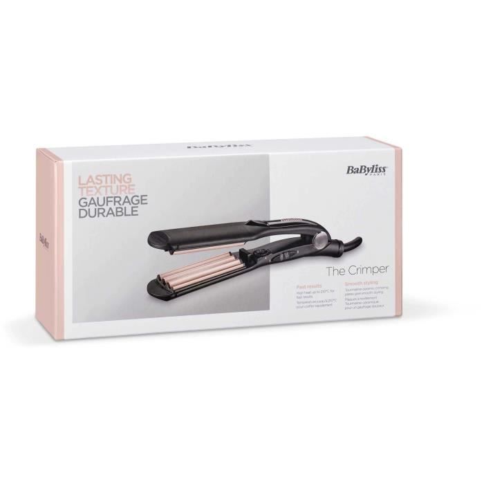 Waffle Iron - BABYLISS 2165CE - 35 Mm Wide Plates - 10 Temperatures - Heat-resistant Tips
