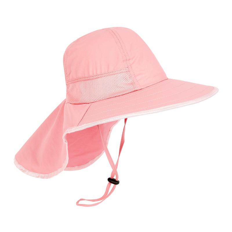 

Wide Brim Children Sun Hat Kids Bucket Cap Summer Beach Girls Outdoor Use Traveling Fishing Trips Camping Mountain Hiking Neck Cove Practical Use