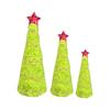 Christmas Decorations, 3Pcs Plush Fur- Swirl Surface Cone- Christmas Trees, Christmas Decorations Indoor For Xmas New Year Winter Holiday Home