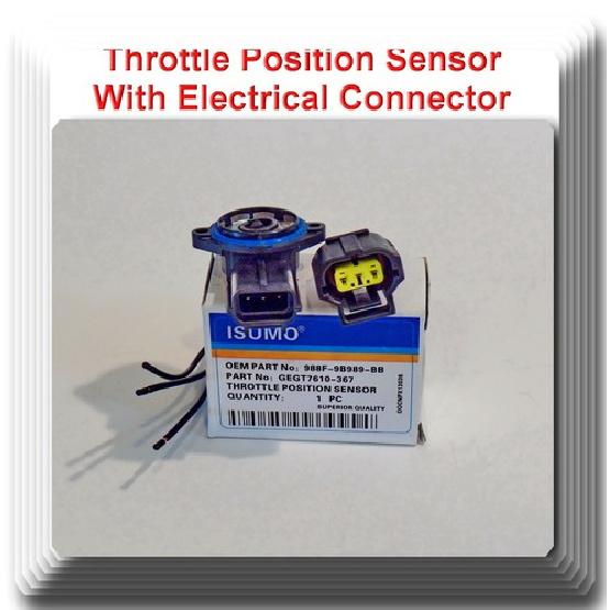 Throttle Position Sensor (TPS) With Electrical Connector Fits: Ford & Mercury