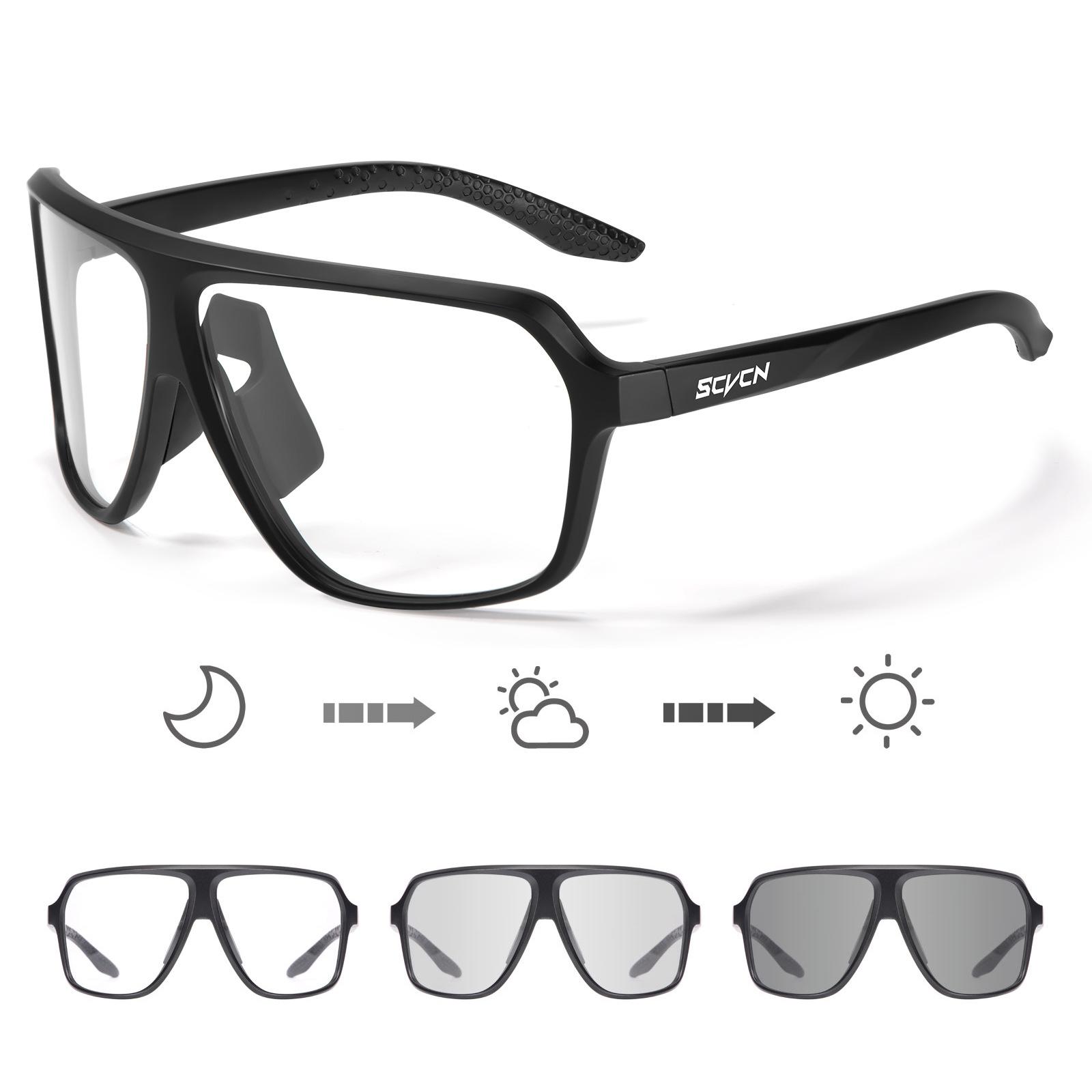 

SCVCN Chameleon cycling glasses, UV protection, wind and sand protection, outdoor sports, unisex, stylish design TS64-PH-1L-01