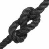 Jute Rope 10 Mm Black 100percent  Tossa Jute