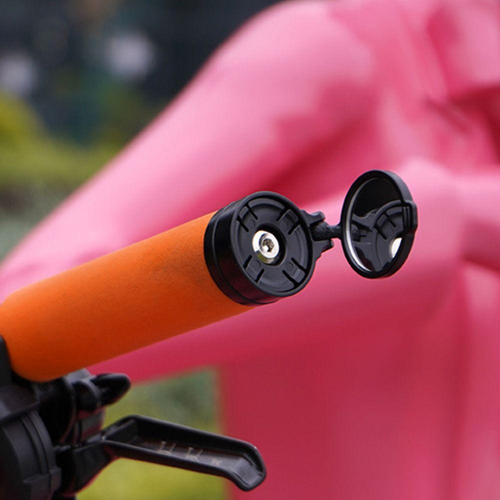 Black Bicycle Rearview  Mirrors Handle Rearview Mirror Cycling Rear View