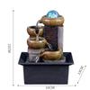 Gifts Desktop Water Kit Waterfall Fountain Portable Tabletop Soothing Relaxation Lucky Fengshui Zen Meditation Home BZ4LDQ