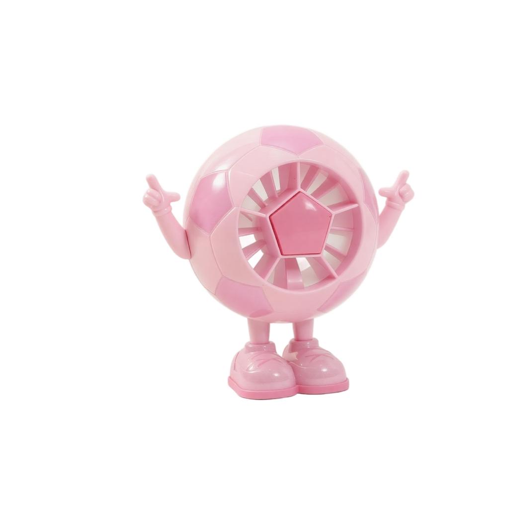 Portable Desktop Fan Adjustable Speed Small Quiet Fan Soccer Ball Shape USB Powered Mini Fan for Home Office Travel Use