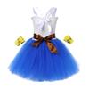 Vintage Cowgirl Dress Children With Bandana Cowboy Hat Easter Birthday Party Dress up Clothing Cowgirl Costume for Girls 1-10Y