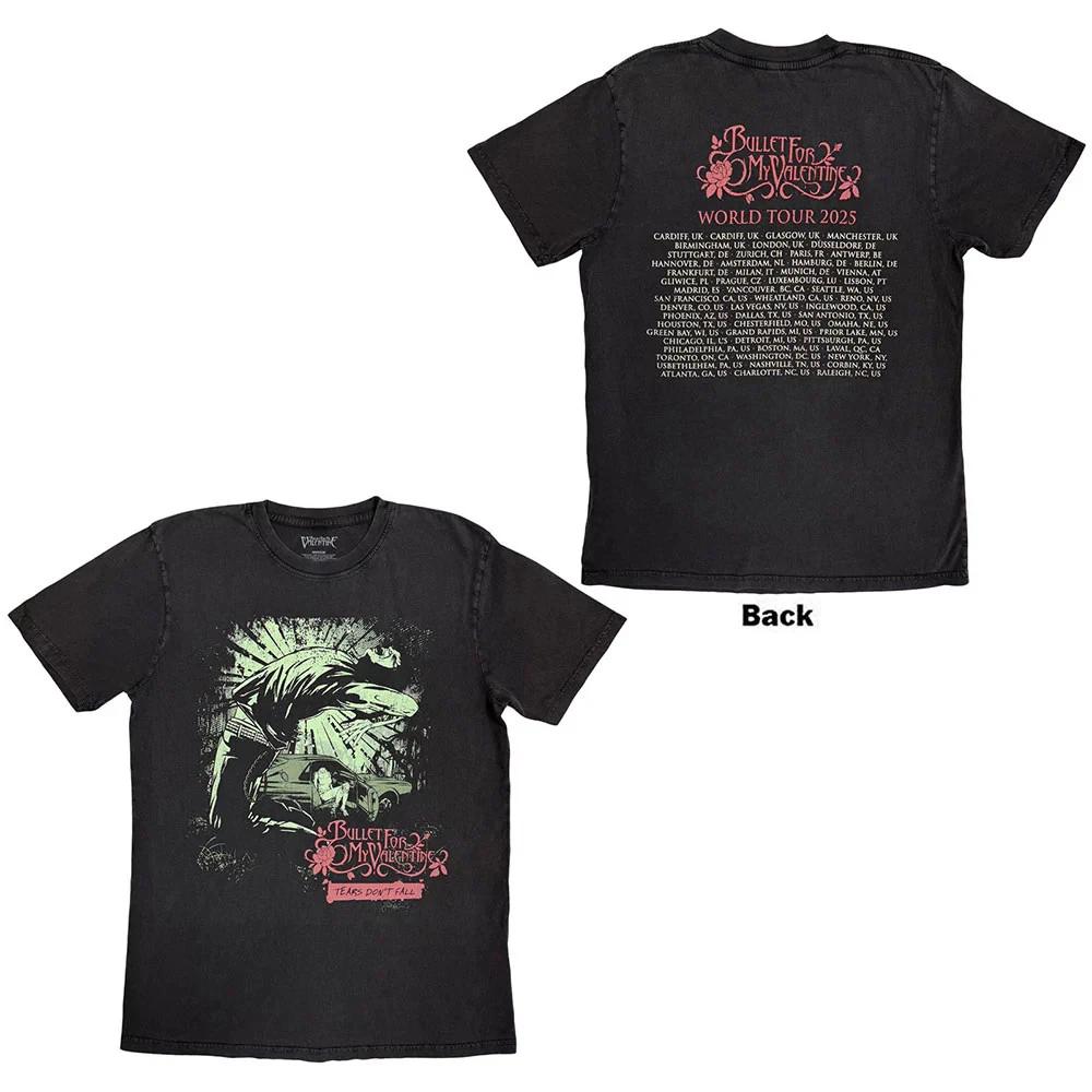 

Bullet For My Valentine T-Shirt: Tears Don t Fall (Black) (Back Print) OFFICIAL L