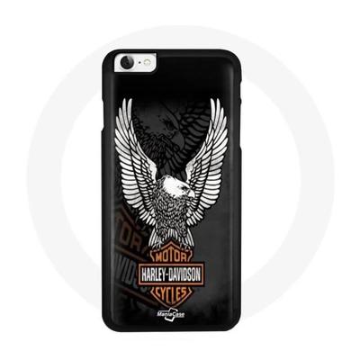 Hülle - Maniacase - Iphone 6 - Schwarz - Harley Davidson Adler - Flexibel