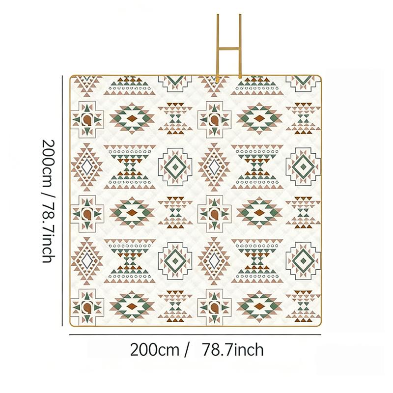 

200x300 Outdoor Picnic Mat Lawn Mat Moisture-Proof Camping Mat Large Machine Washable Thickened