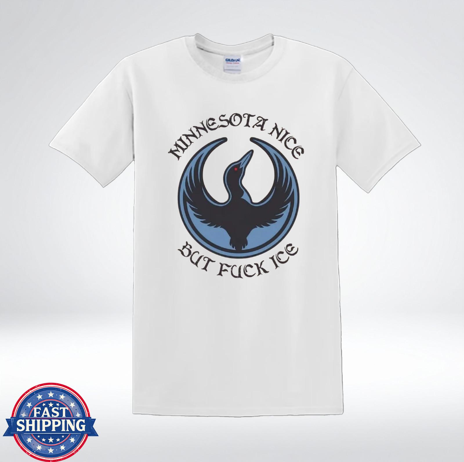 Minnesota Nice But Fck Ice Funny Winter Minnesota Humor T-Shirt XXL